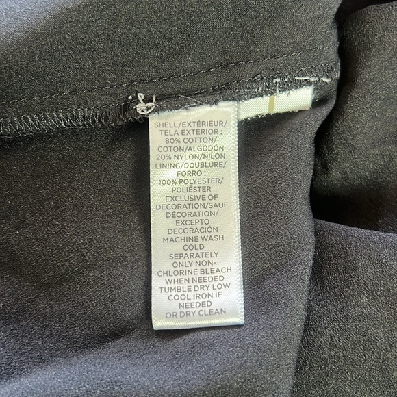 Loft Women’s Alluring Mixed Lace Black Flare Dress Size 4 - Picture 12 of 16